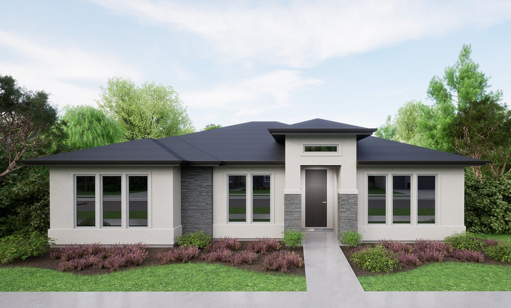 A - Contemporary. Hickory Home with 3 Bedrooms