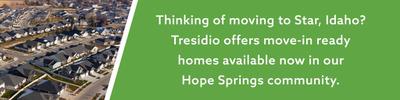 Hope Springs: Move-In Ready Homes in a Family-Friendly Community
