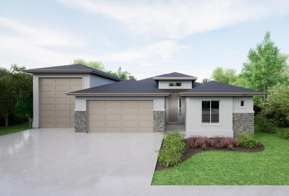 A - Contemporary. 2,200sf New Home in Star, ID