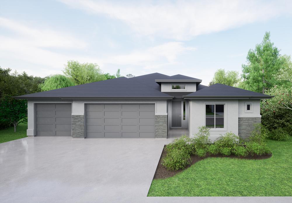 A - Contemporary. Aberdeen Home with 4 Bedrooms