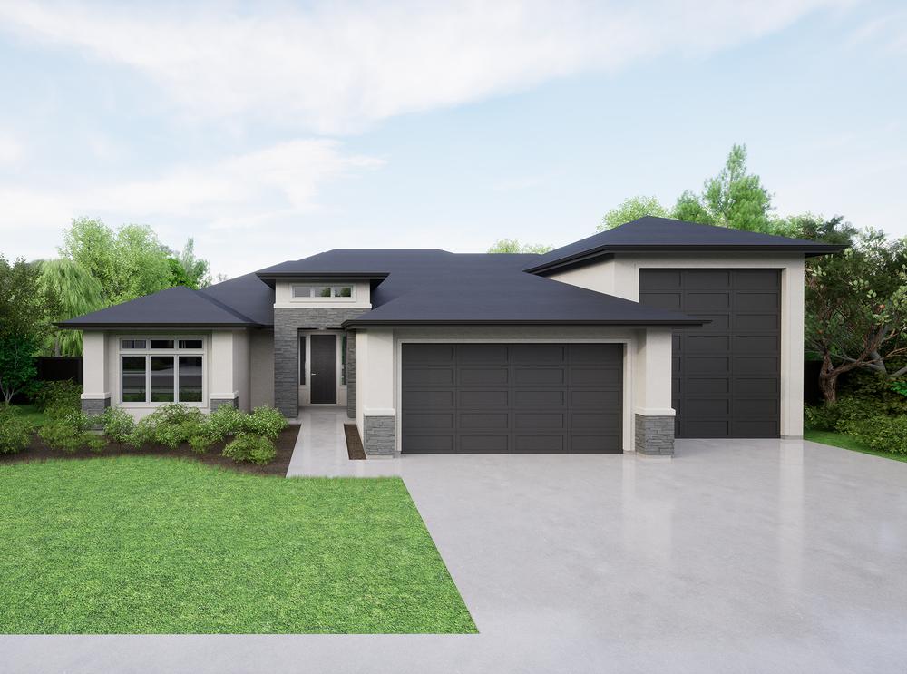 A - Contemporary. 2,449sf New Home in Meridian, ID