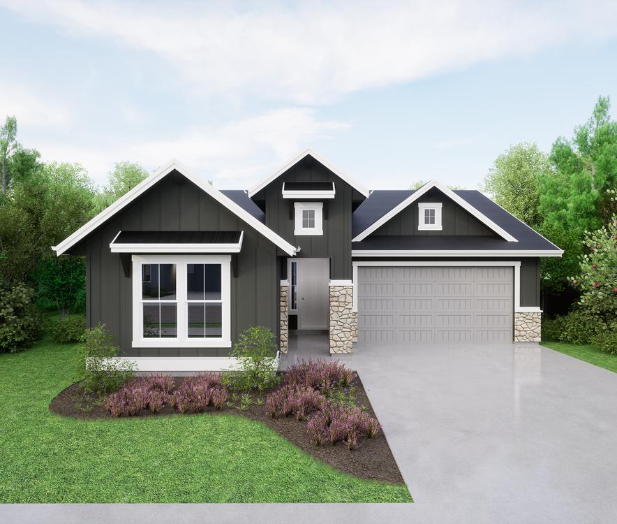 C - Modern Farmhouse. 4br New Home in Meridian, ID