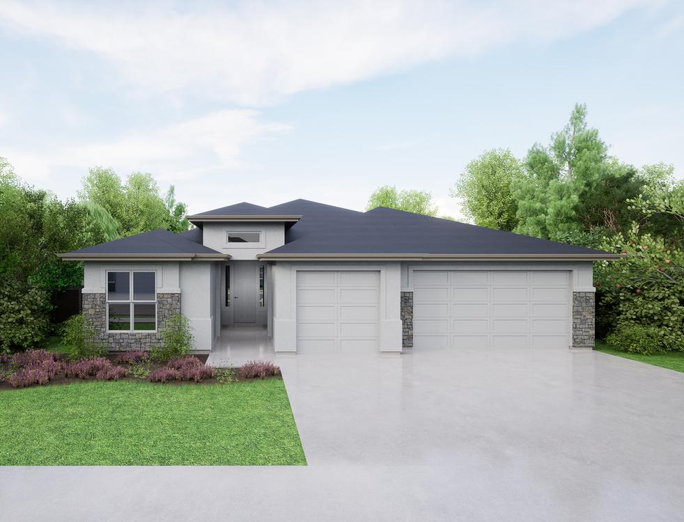 A - Contemporary. 2,438sf New Home in Meridian, ID
