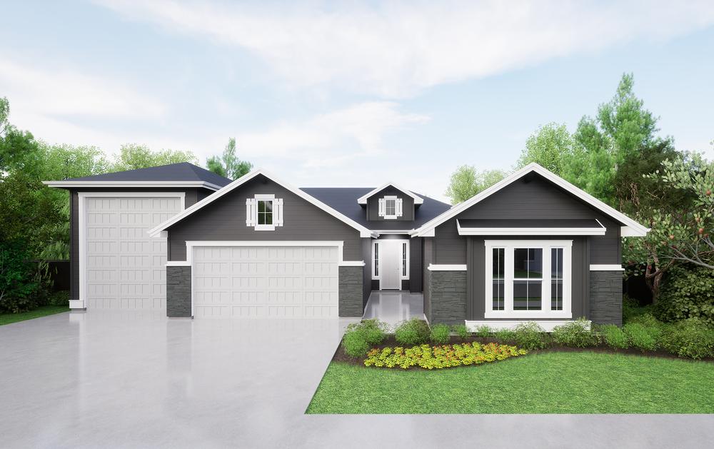 B - Craftsman. 4br New Home in Star, ID
