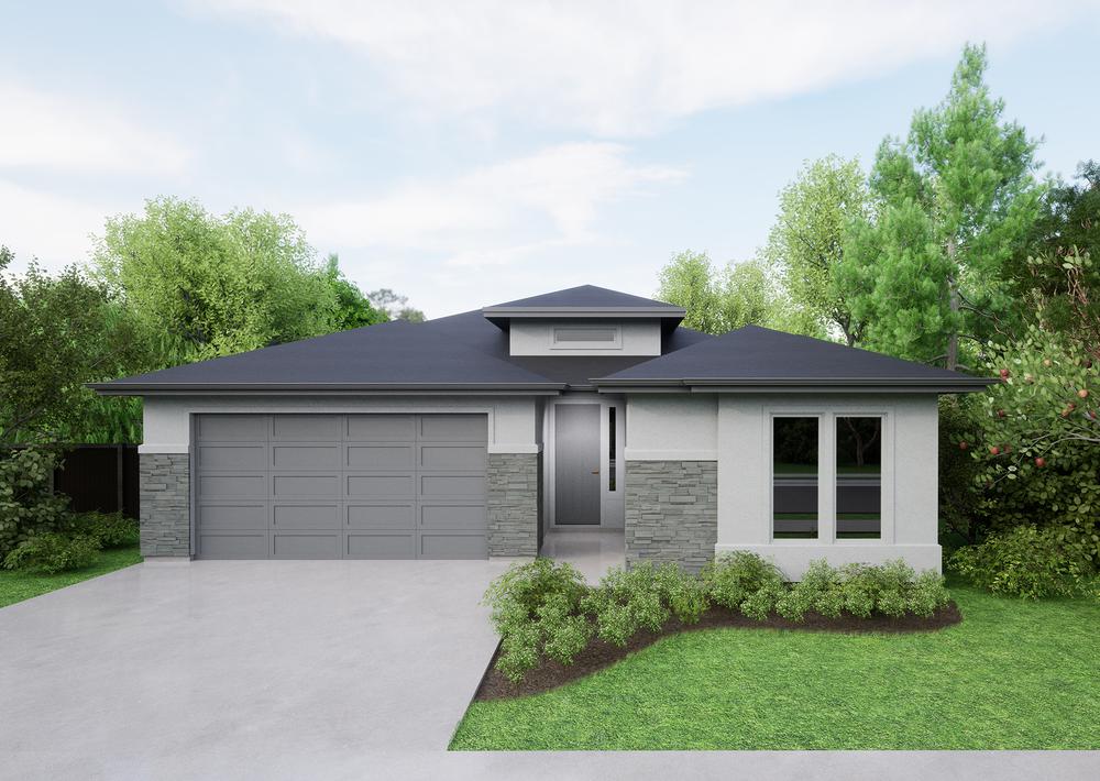 A - Contemporary. Augusta New Home in Kuna, ID