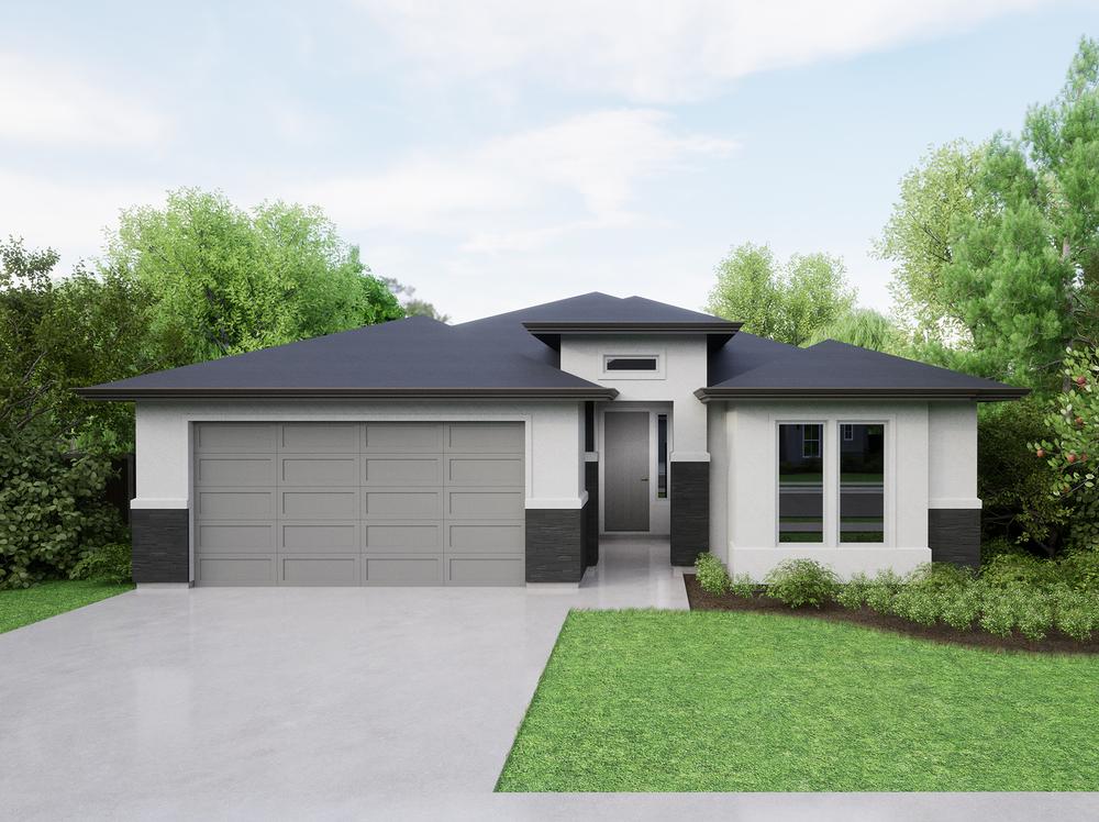 A - Contemporary. 1,702sf New Home in Meridian, ID