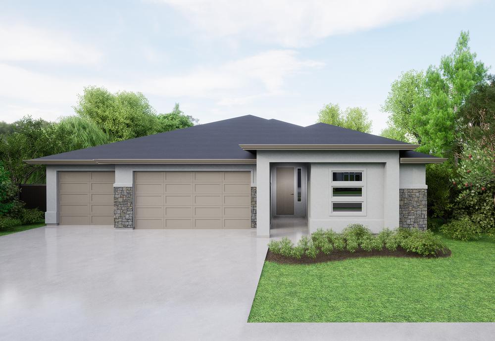 A - Contemporary. Turnberry New Home Floor Plan