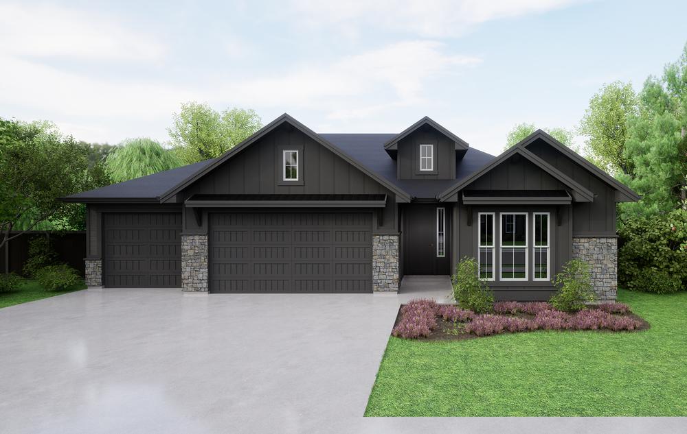 C - Modern Farmhouse. Turnberry New Home in Kuna, ID
