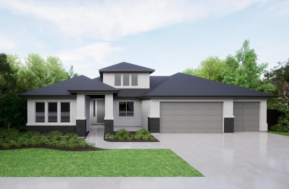 A - Contemporary. 2,701sf New Home in Star, ID