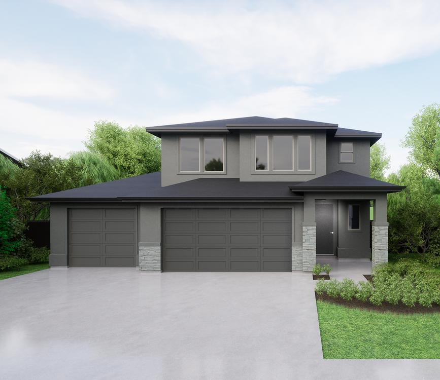 A - Contemporary. Rainier Home with 3 Bedrooms