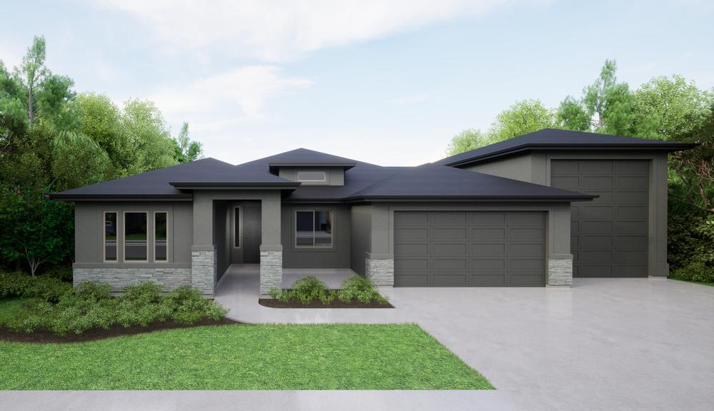 A - Contemporary. New Home in Nampa, ID