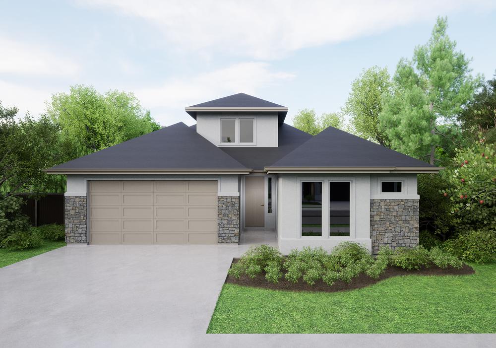 A - Contemporary. New Home in Nampa, ID