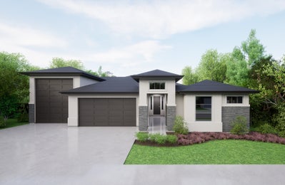 A - Contemporary. 2,528sf New Home in Star, ID