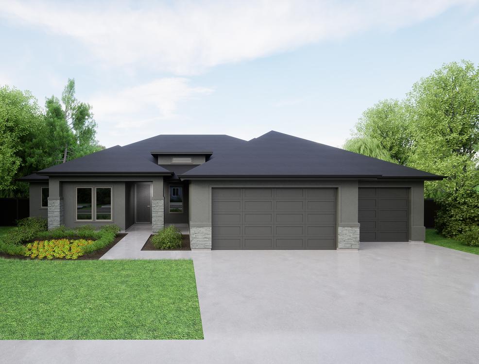A - Contemporary. 2,645sf New Home in Star, ID