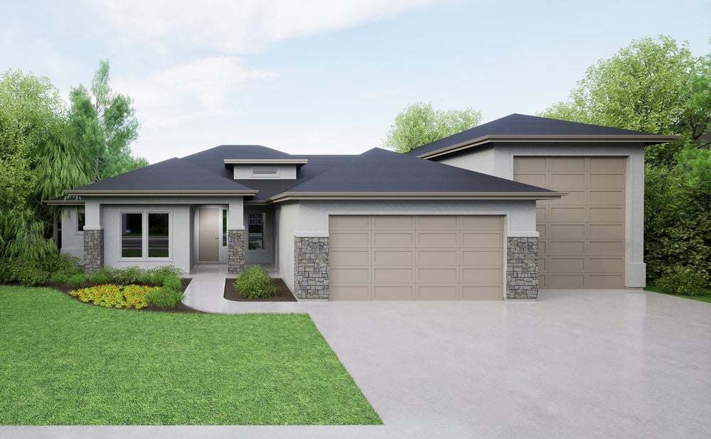 A - Contemporary. 2,645sf New Home in Meridian, ID
