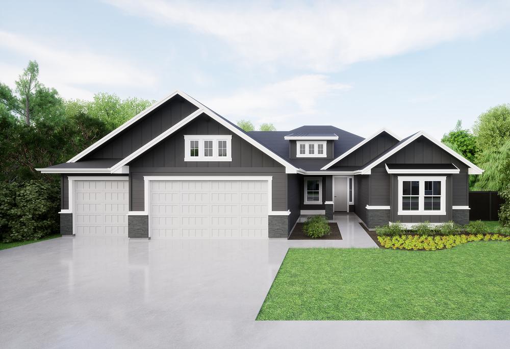 B - Craftsman. 3br New Home in Star, ID