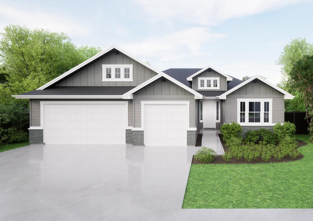 B - Craftsman. 4br New Home in Eagle, ID