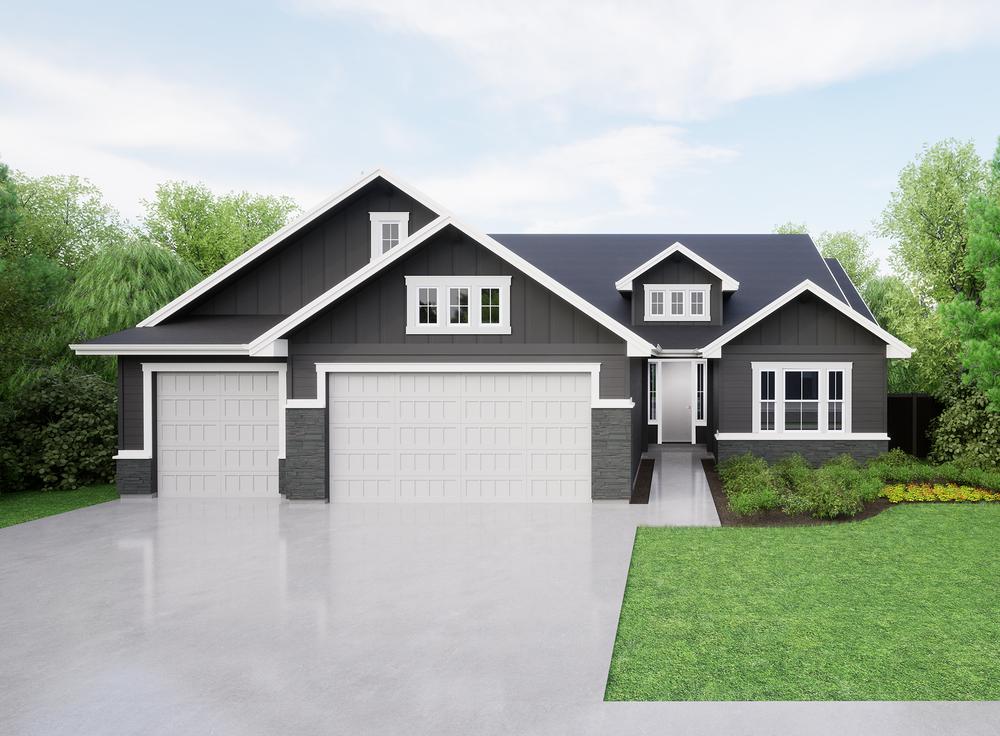 B - Craftsman. 4br New Home in Eagle, ID