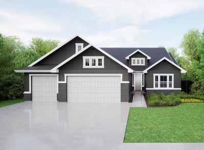 B - Craftsman. 2,303sf New Home in Eagle, ID