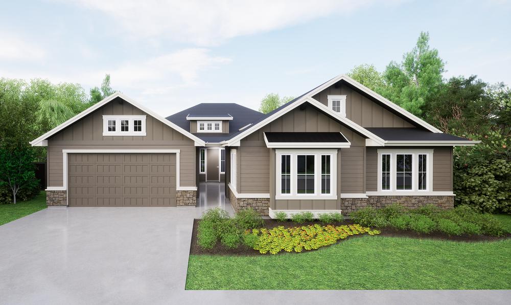 B - Craftsman. 4br New Home in Star, ID