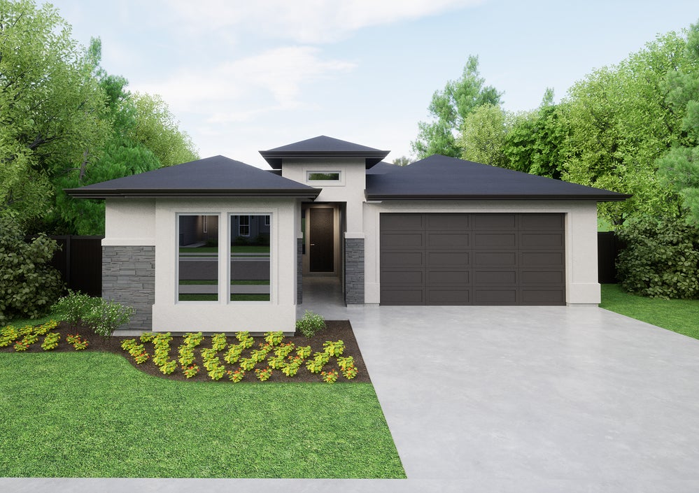 A - Contemporary. Lilac New Home Floor Plan
